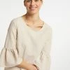 Usha MIT TROMPETENÄRMELN - Blouse - Creme -Usha Elegant Magasin dbae566b5de7427a9e821d9403932f1e