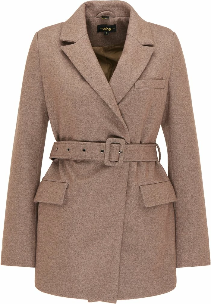 Usha Manteau Classique - Taupe 5 Usha Manteau Classique - Taupe â Image 5