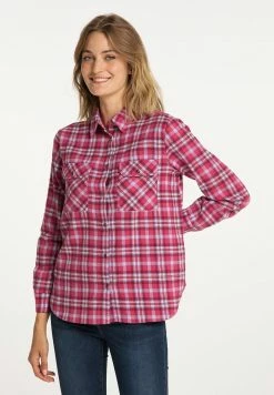 USHA FENIA - Chemisier - Rot Mehrfarbig