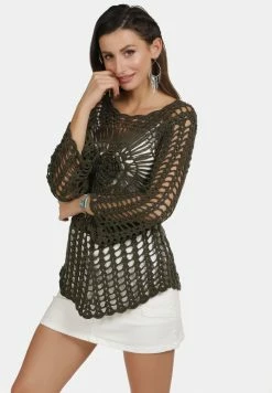 Usha PULLOVER - Pullover - Oliv