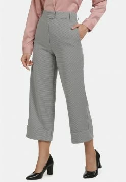 Usha Pantalon Classique - Schwarz Weiss