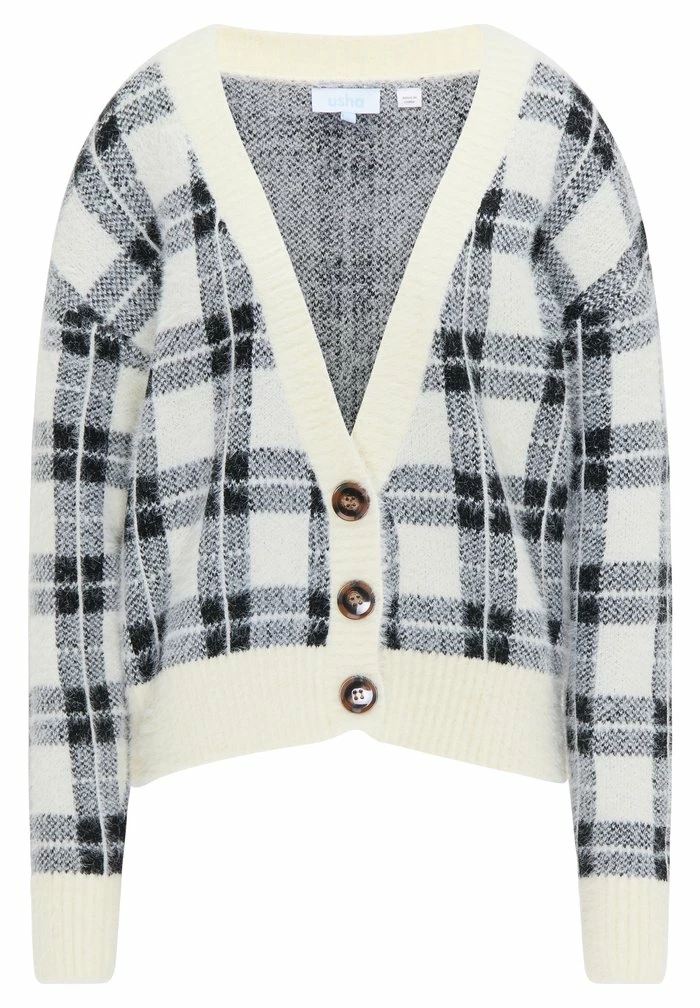 Usha Gilet - Weiß Schwarz 5 Usha Gilet - Weiß Schwarz – Image 5