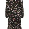 USHA QISHA - Robe De Jour - Schwarz Mehrfarbig -Usha Elegant Magasin eacc2347582440a0ab59607aff3bf4e3