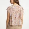 Usha Blouse - Wollweiss Mehrfarbig -Usha Elegant Magasin eb3e67d3f95a442abcbc40143163cd68