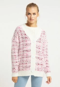 Usha Gilet - Weiss Rot