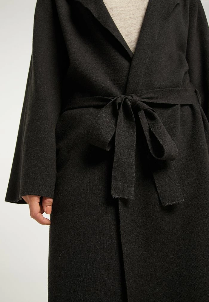 Usha Manteau Classique - Dunkelgrau Melange 4 Usha Manteau Classique - Dunkelgrau Melange – Image 4