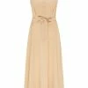 Usha Robe Chemise - Beige -Usha Elegant Magasin eef6569d13994a95b41e441a3b1817d5