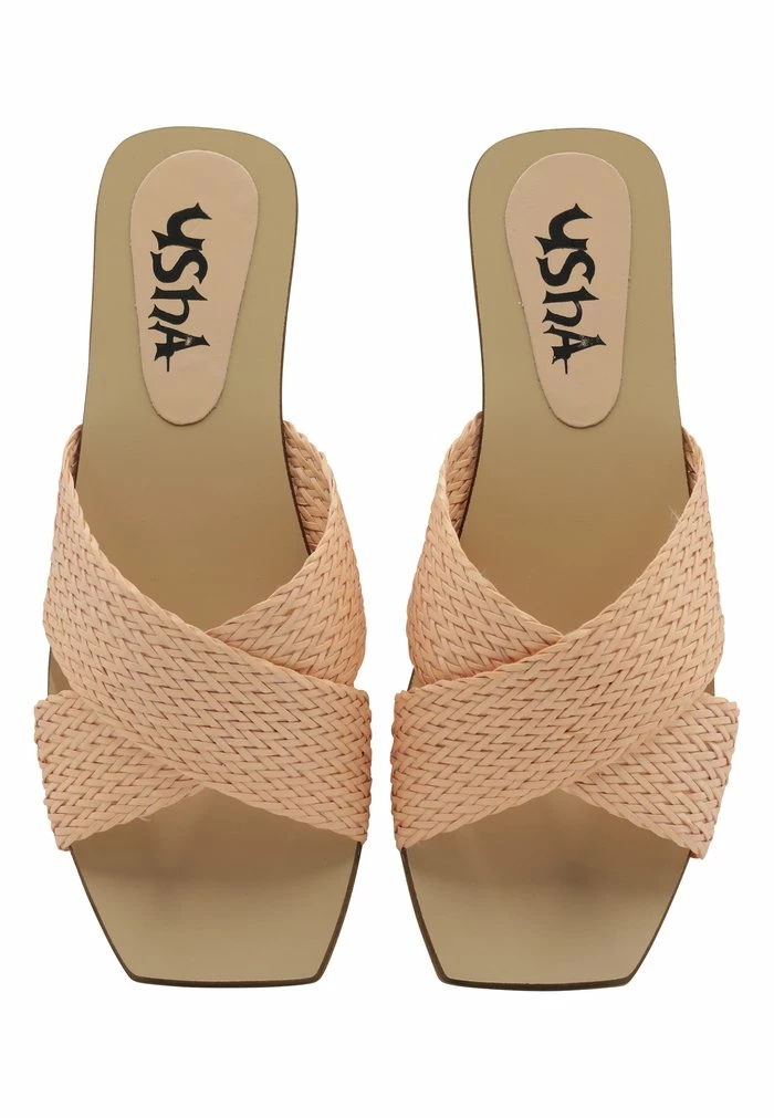 Usha Mules - Beige, Light Brown 3 Usha Mules - Beige, Light Brown – Image 3