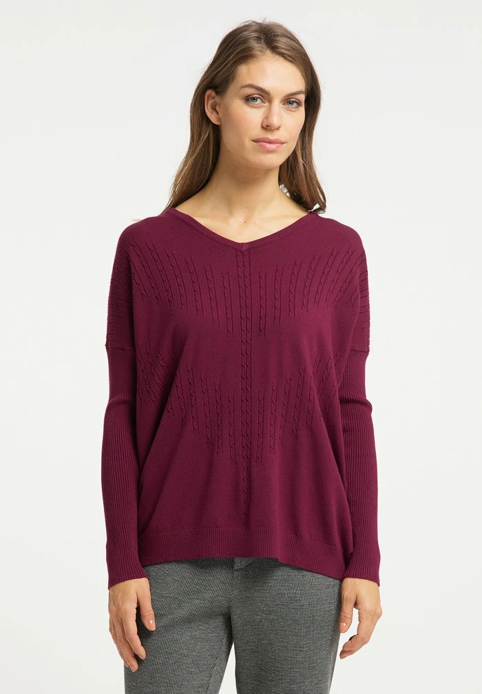 Usha Pullover - Bordeaux 1 Usha Pullover - Bordeaux