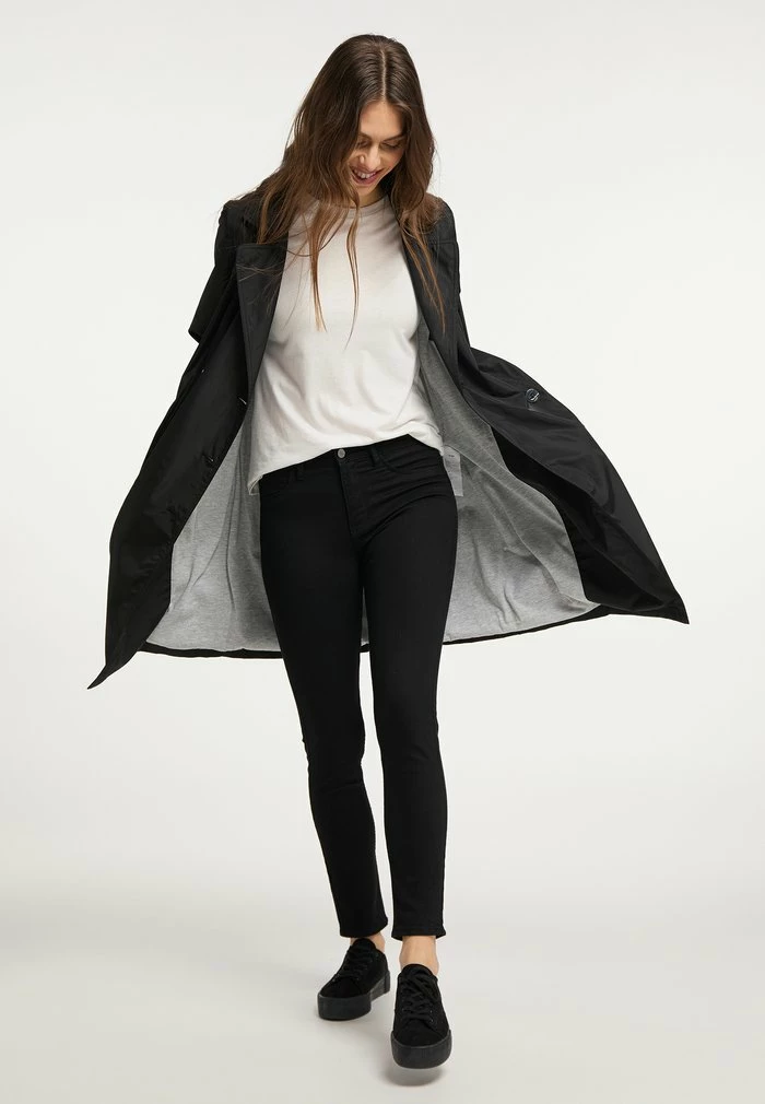 USHA LIBBI - Trench - Schwarz 2 USHA LIBBI - Trench - Schwarz – Image 2