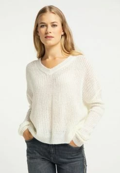 Usha Pullover - Wollweiss