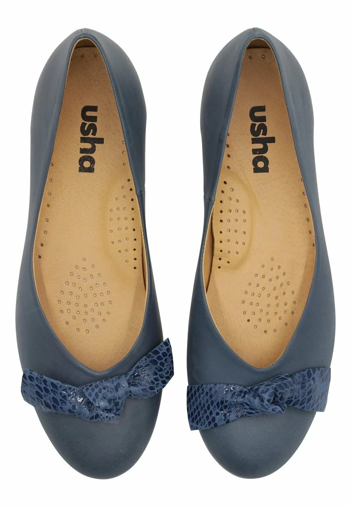 Usha Ballerines - Marine 3 Usha Ballerines - Marine – Image 3