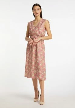 Usha Robe De Jour - Rosa Beige