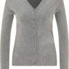 USHA FENIA - Gilet - Grau Melange -Usha Elegant Magasin f615c8df2e4342f59f5ad3d3d6a942de