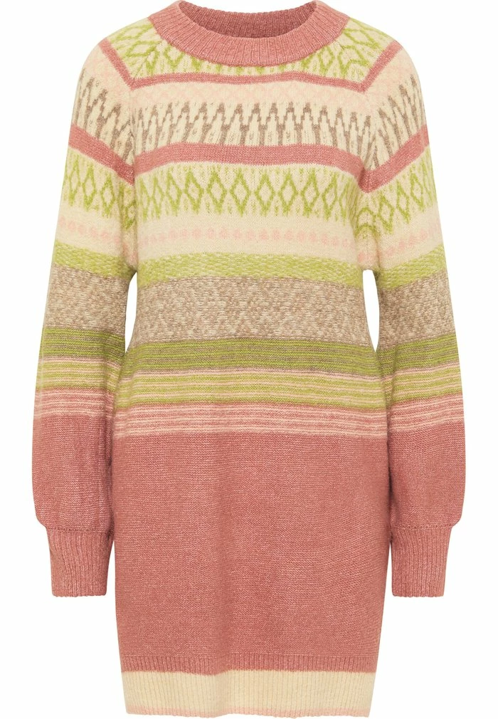 USHA CARNEA - Robe Pull - Dunkelrosa Mehrfarbig 5 USHA CARNEA - Robe Pull - Dunkelrosa Mehrfarbig – Image 5