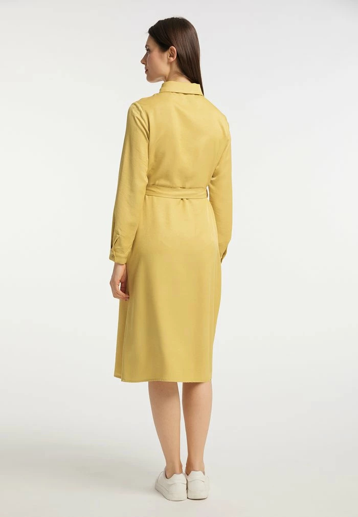 USHA QISHA - Robe Chemise - Gelb 3 USHA QISHA - Robe Chemise - Gelb – Image 3