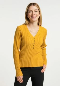 USHA LYNNEA - Pullover - Senfgelb
