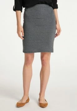 Usha Jupe Crayon - Schwarz Grau