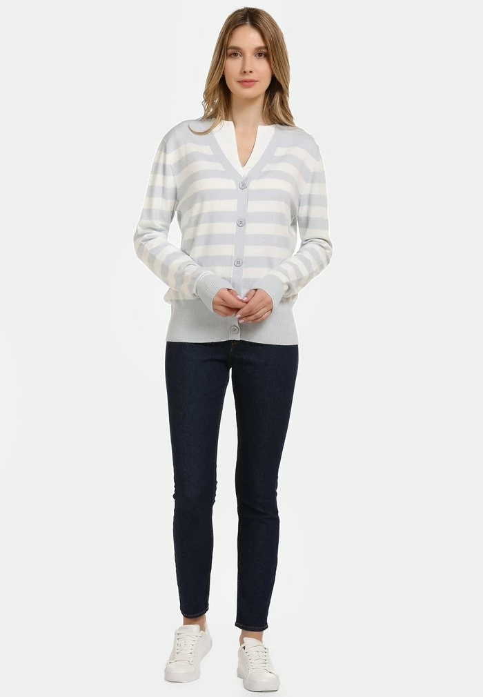 Usha Gilet - Light Blue Off-white 2 Usha Gilet - Light Blue Off-white – Image 2