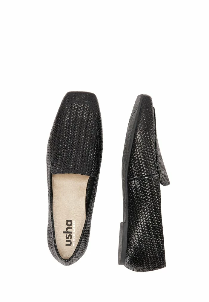 Usha Mocassins - Schwarz 3 Usha Mocassins - Schwarz – Image 3
