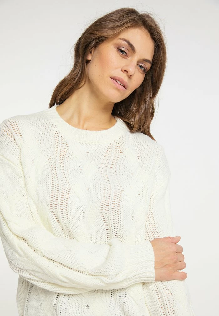 Usha Pullover - Wollweiss 4 Usha Pullover - Wollweiss – Image 4