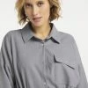 Usha Robe Chemise - Grau -Usha Elegant Magasin fbb98a02cb5d440aaf60dee9a75d21a0
