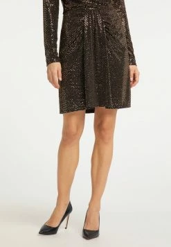 Usha Jupe Trapèze - Schwarz Nude