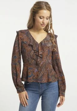 Usha Blouse - Braun
