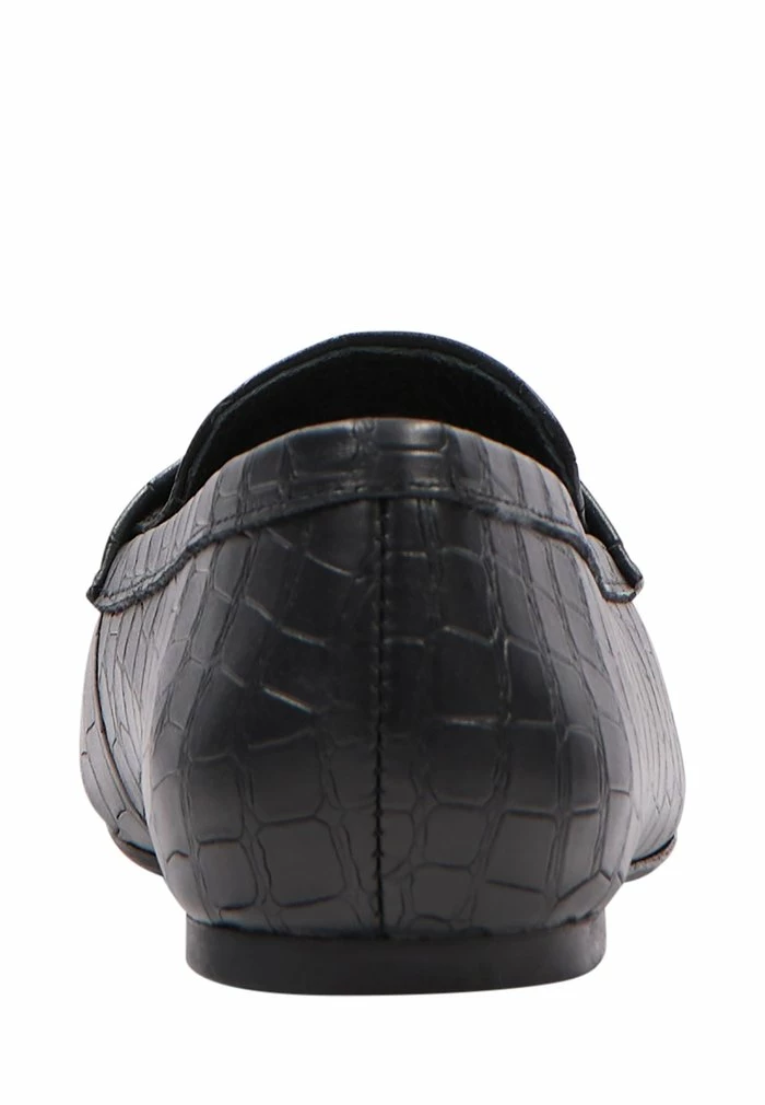 Usha Mocassins - Schwarz Krokodil 5 Usha Mocassins - Schwarz Krokodil – Image 5